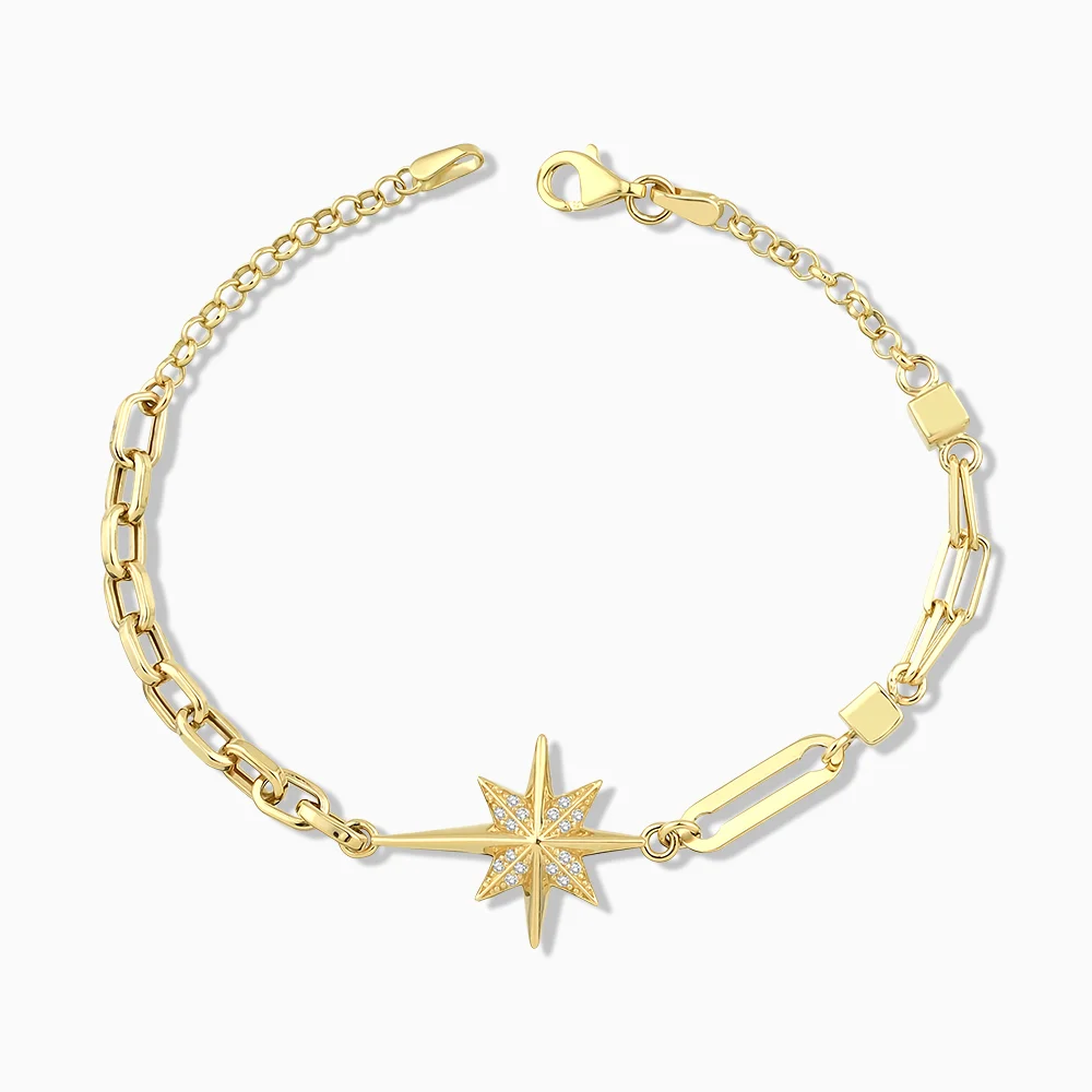 Kutup Yıldızı Altın Bileklik