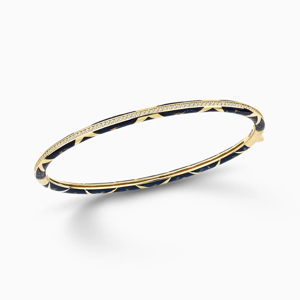 Mirage Mineli Altın Kelepçe Bileklik