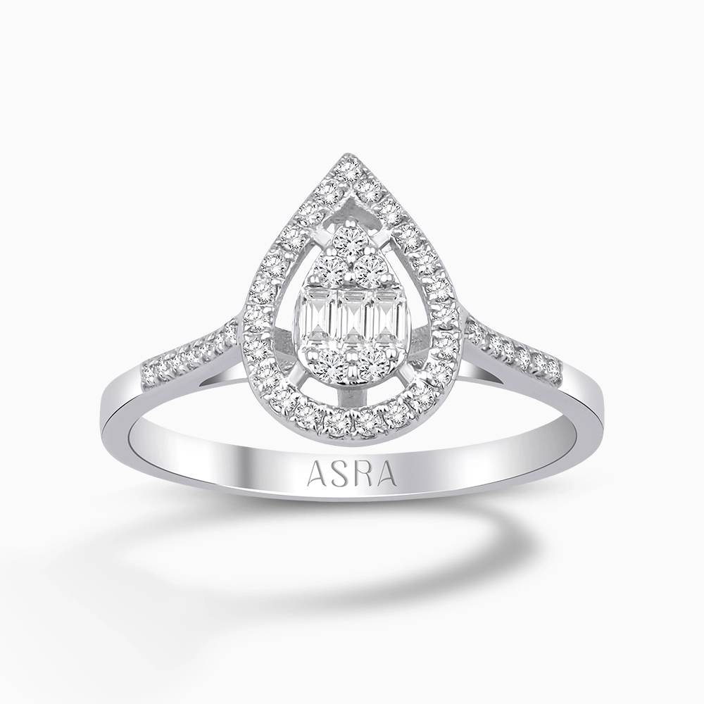 0.32 Karat Pırlanta Baget Yüzük