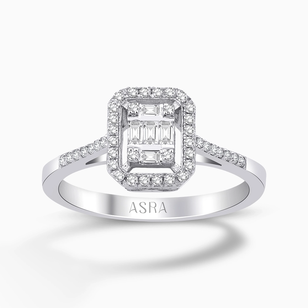 0.39 Karat Baget Pırlanta Yüzük