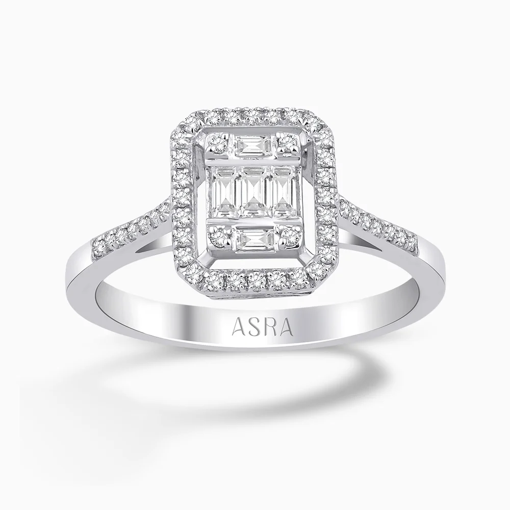 0.33 Karat Pırlanta Baget Yüzük