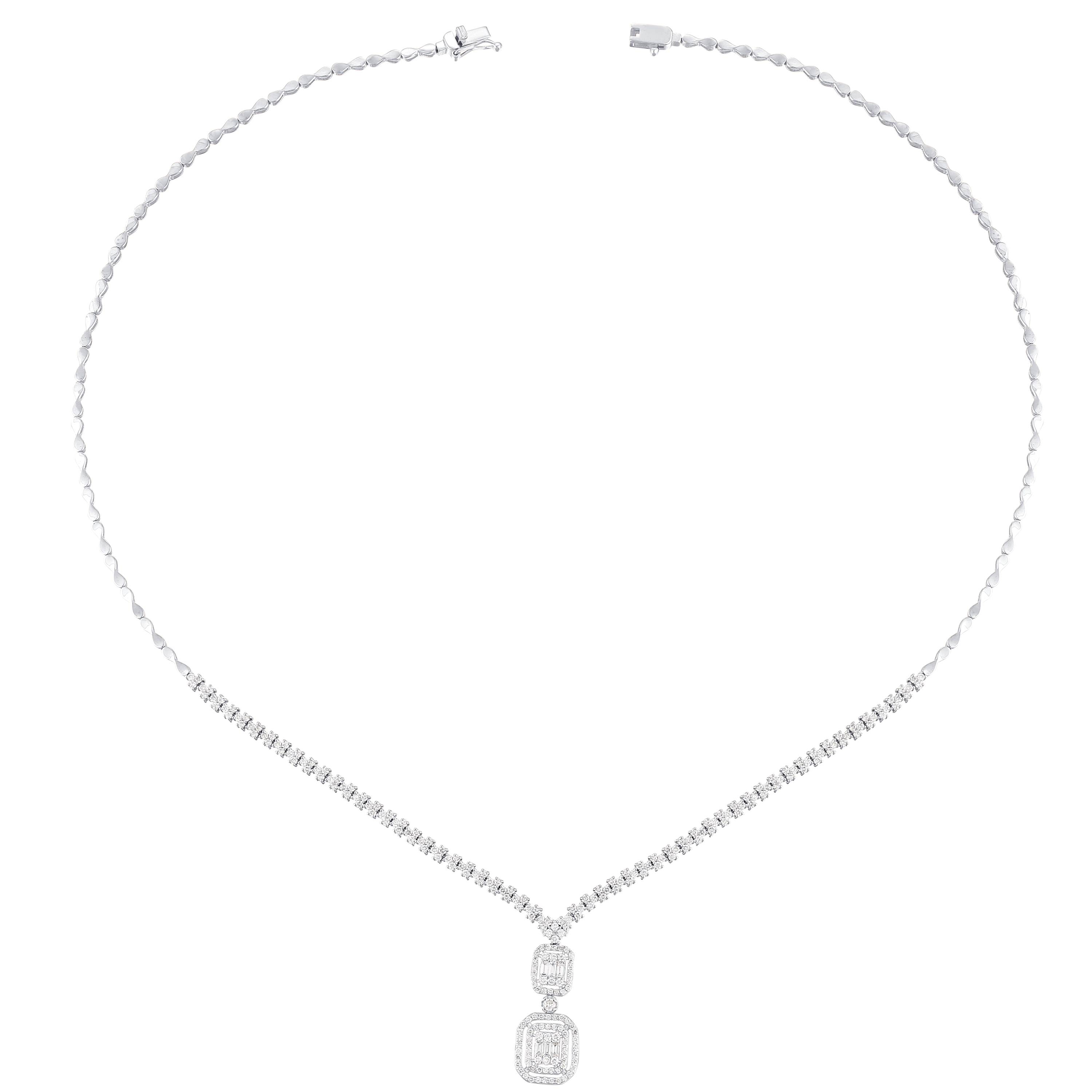 1.74 Karat Pırlanta Baget Gerdanlık