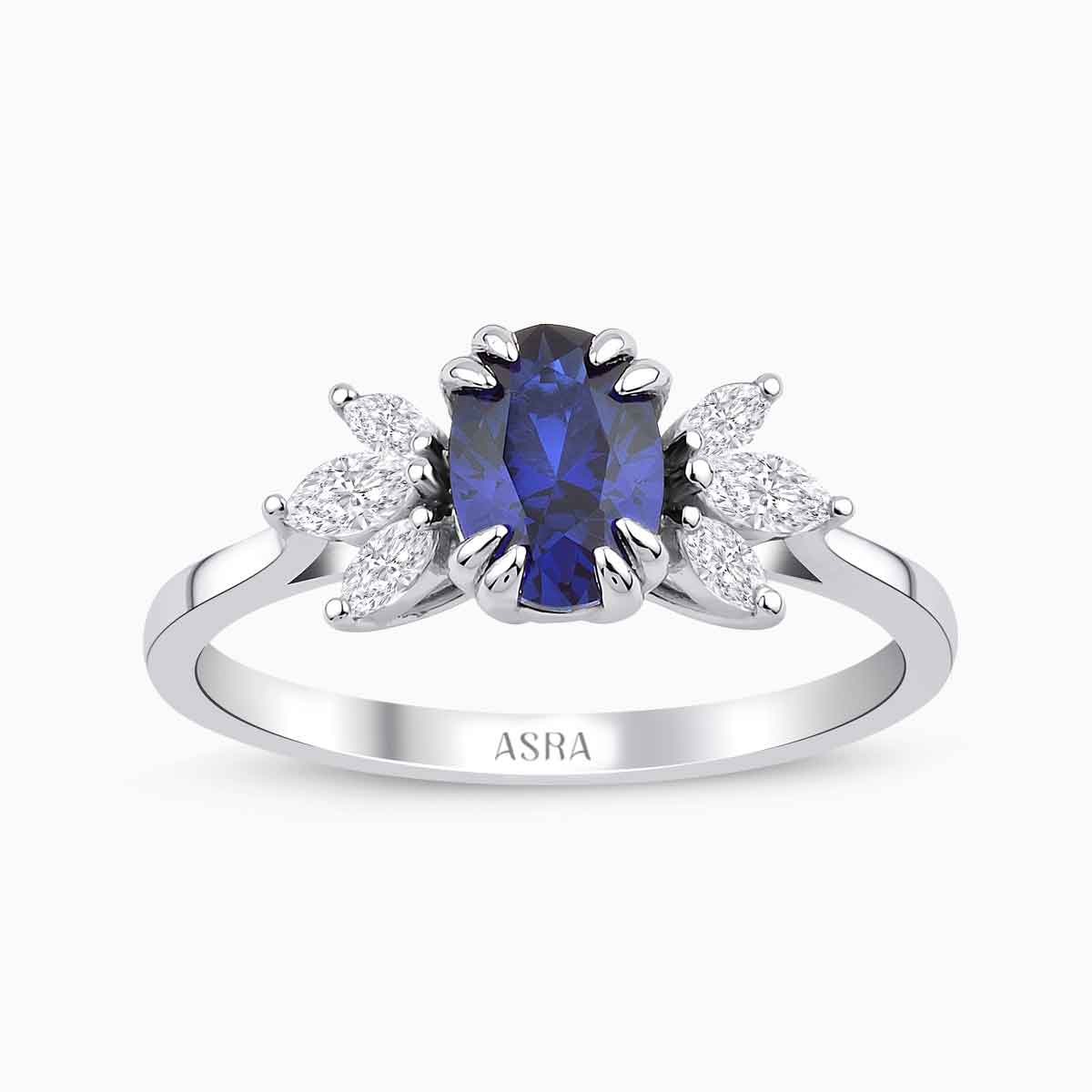 1.37 Karat Topaz Safir Yüzük