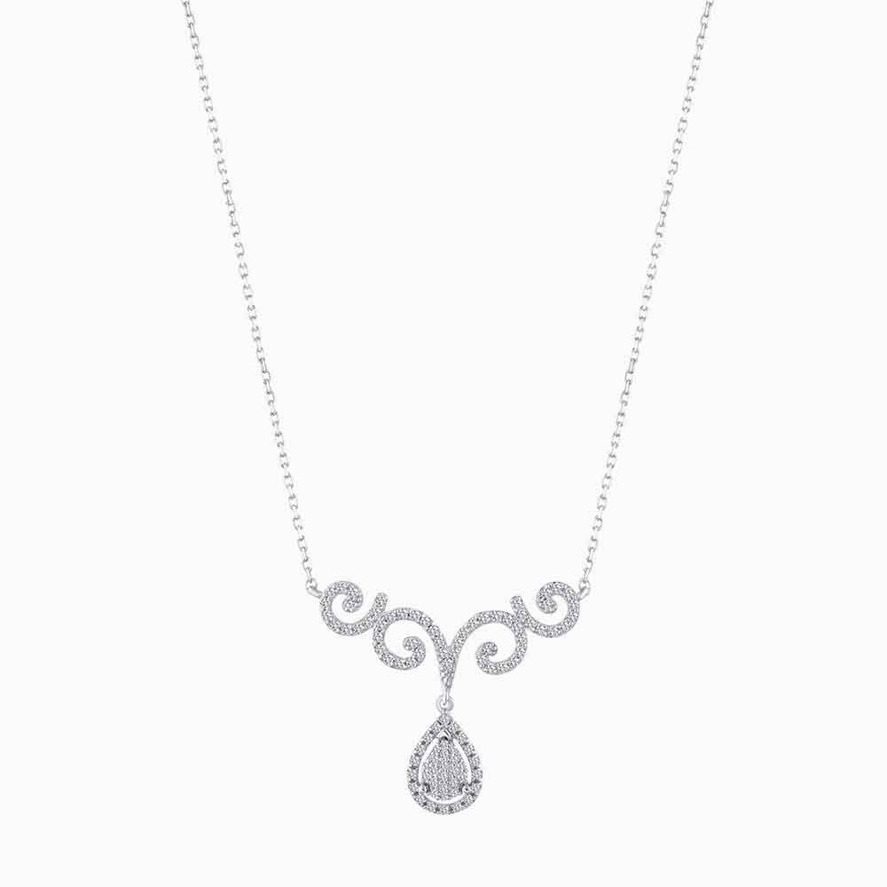 0.47 Karat Pırlanta Damla Kolye