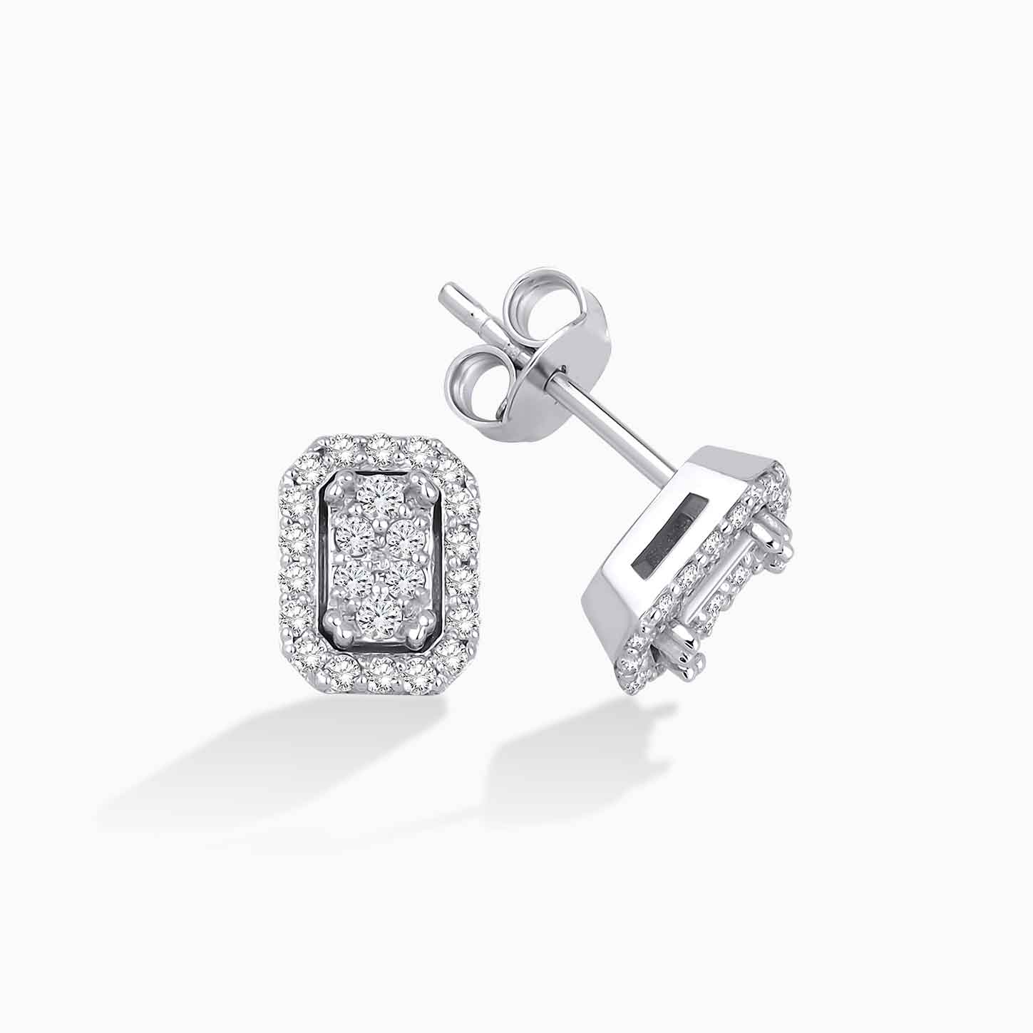 0.37 Karat Pırlanta Glimmer Küpe