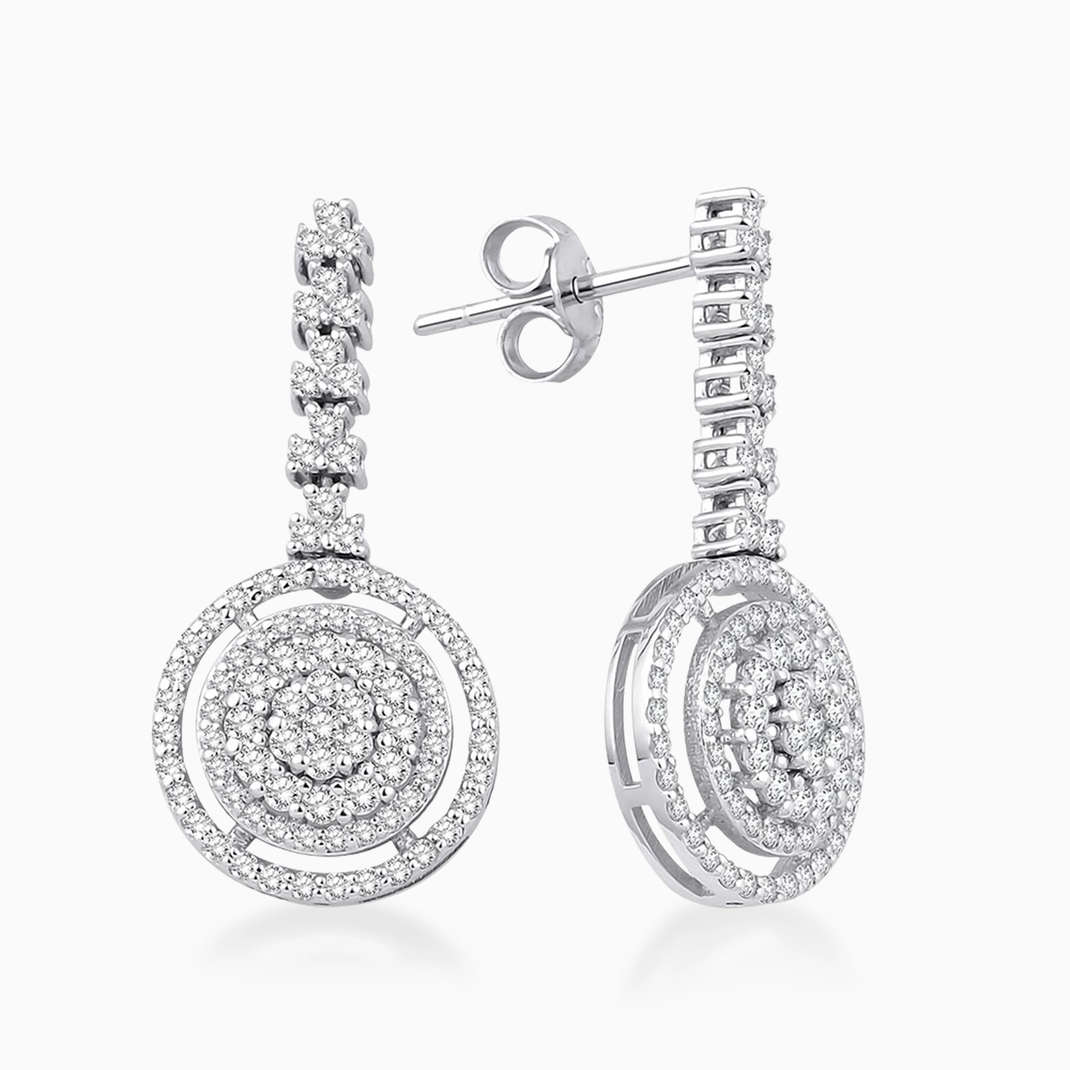 1.00 Karat Pırlanta Küpe