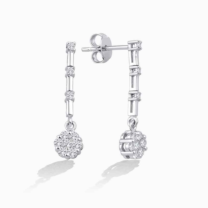 0.40 Karat Coronet Pırlanta Küpe