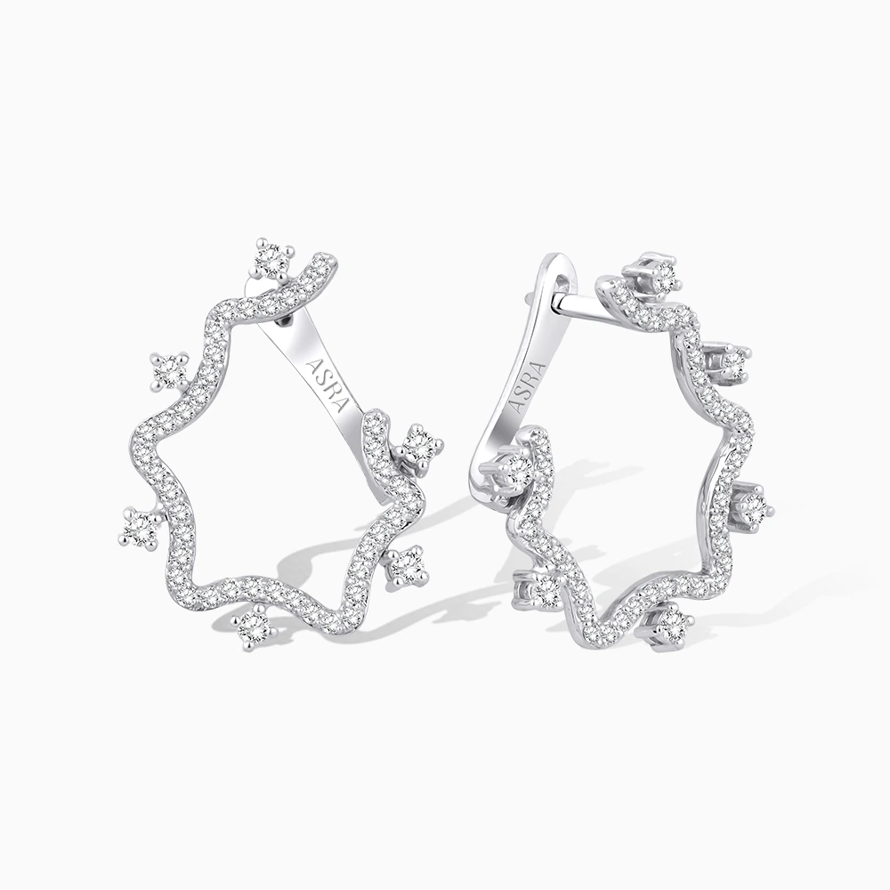 0.85 Karat Pırlanta Küpe