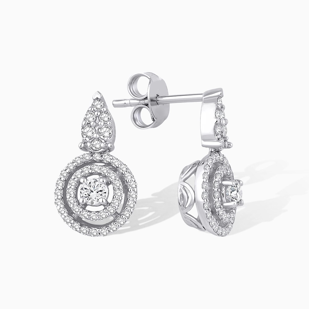 0.66 Karat Pırlanta Küpe