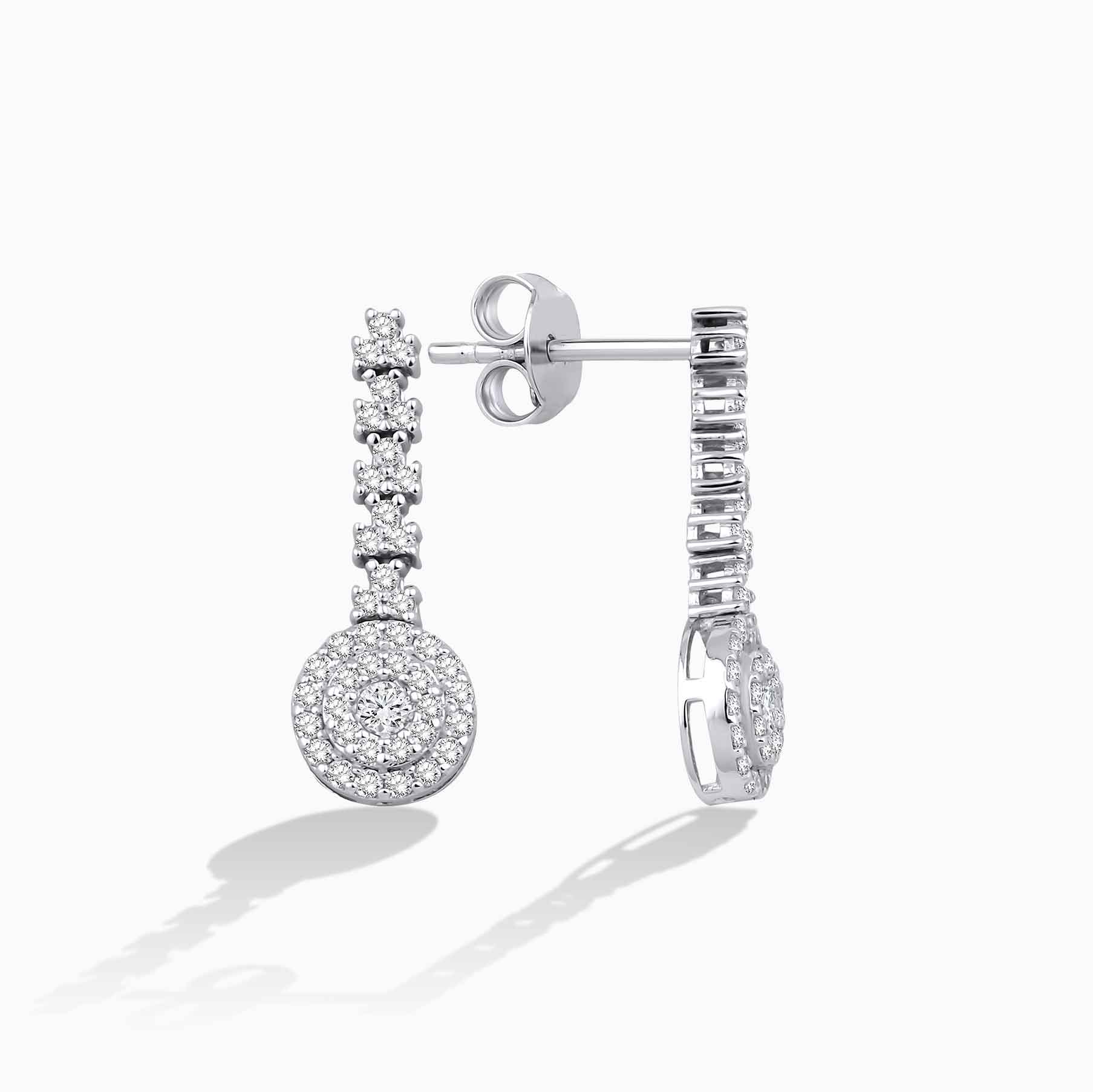 0.58 Karat Pırlanta Helix Küpe