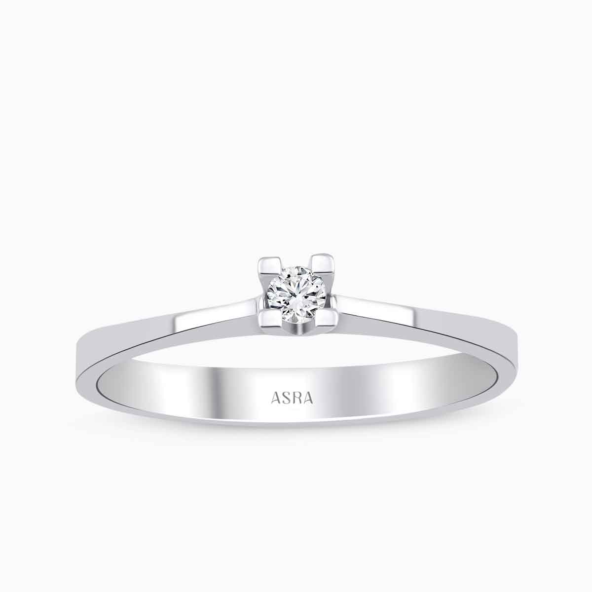 0.05 Karat Atlas Pırlanta Tektaş Yüzük