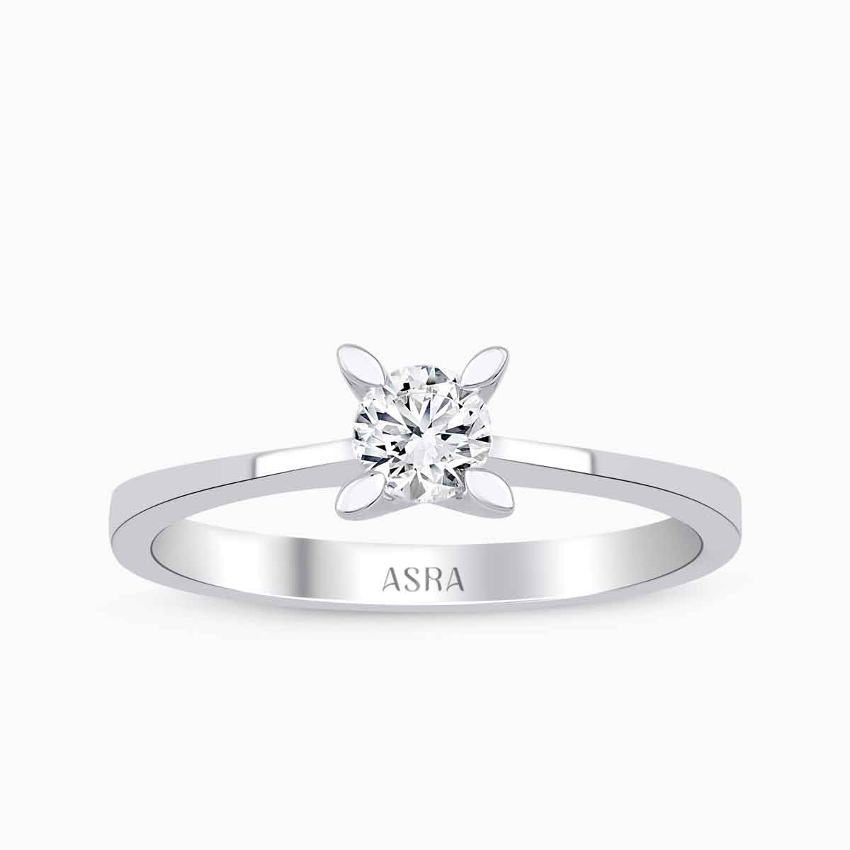 0.25 Karat Luna Pırlanta Tektaş Yüzük