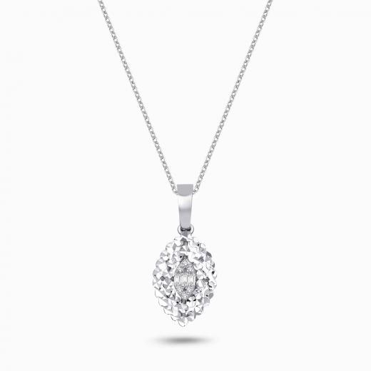 0.08 Karat Pırlanta Baget Kolye