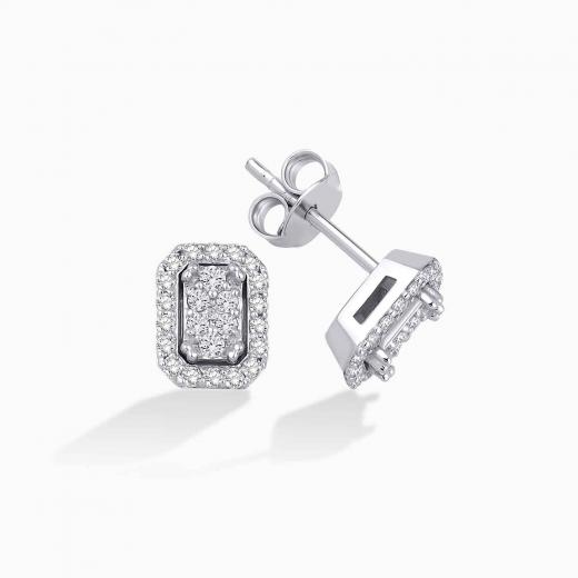 0.37 Karat Pırlanta Glimmer Küpe